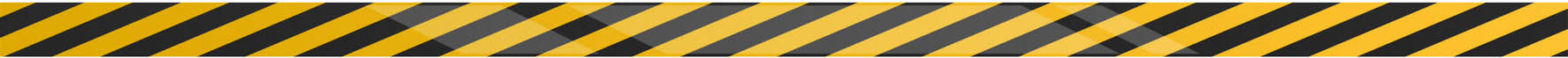 Under construction tape on a white background, Vector illustration
